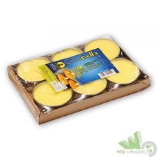 72 CANDELE FIACCOLA TEA-LIGHT ALLA CITRONELLA MAXI CM.6X2H ESTERNO ANTIZANZARE