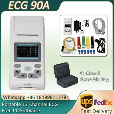 12-lead Touch Screen ECG/EKG Machine Electrocardiograph with PC Software