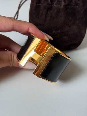 Hermes Armband Vergoldet Selten zu finden in derBreite 