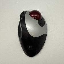 Logitech T-RB22 Cordless Optical Trackball Mouse NO RECEIVER - UNTESTED - B13:33