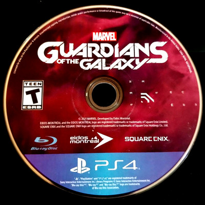 Marvel's Guardians of the Galaxy - Sony PlayStation 4 - Game Only Good Condition