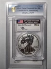 2019-S Reverse Proof American Silver Eagle PCGS PR70 FS w/ COA Mercanti Signed