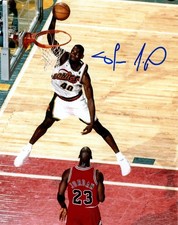 Shawn Kemp Autographed Signed Seattle Supersonics 8x10 Photo LSCM COA #6