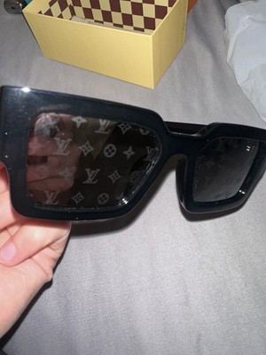 Original Louis Vuitton 1.1. millionaires Sonnenbrille in Schwarz / mit Etui 