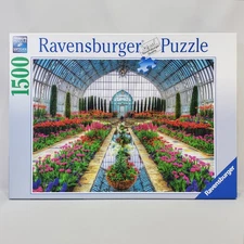 Atrium Garden Puzzle Ravensburger 1500 Piece Jigsaw Flowers Garden ▪︎ Complete