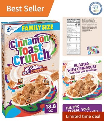Nutritious 18.8 oz Family Size Cinnamon Toast Crunch - Great Value Size
