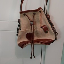 Borsa a secchiello in tessuto