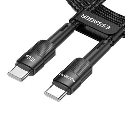 iPhone USB C auf C Schnell Ladekabel Samsung Fast Charing Geflochtenes Kabel