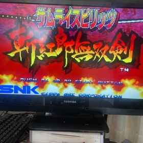 SNK Neo Geo AES Samurai Shodown III Samurai Spirits Japan Version w/Case Manual 