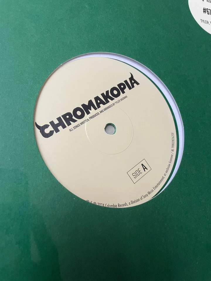 Tyler the Creator “Chromakopia” Green Test Pressing Double LP — Limited/Numbered - Image 3 of 4