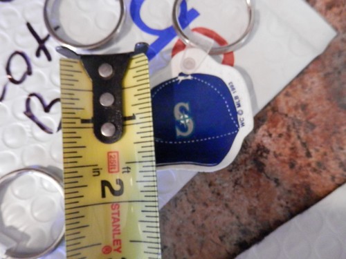 Seattle Mariners Key chain lot (6) NEW VTG 1993 90's Lot B rubber keychain - Picture 6 of 12