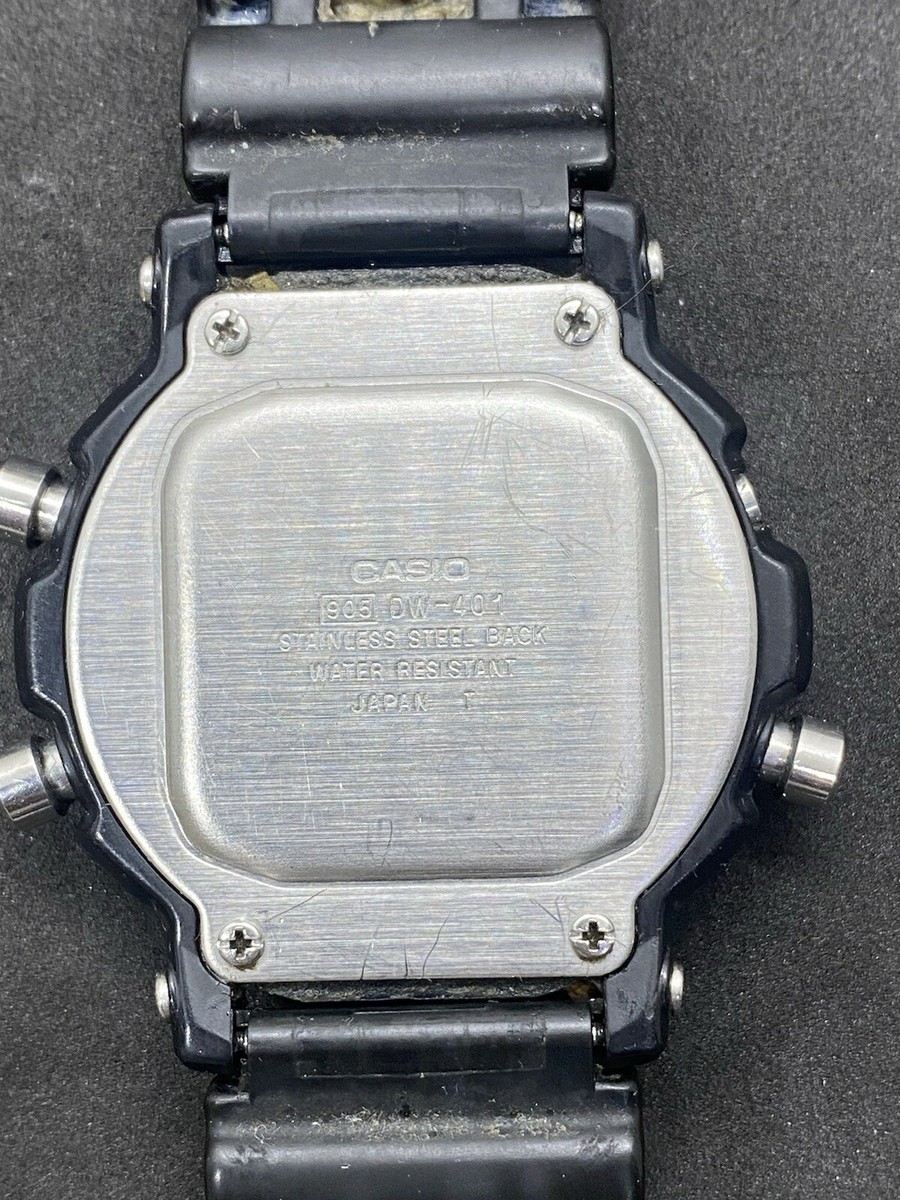 Vintage Casio DW-401 Sky Walker 200M Authentic Band Men Vintage Casio DW-401 Sky Walker 200M Authentic Band Men