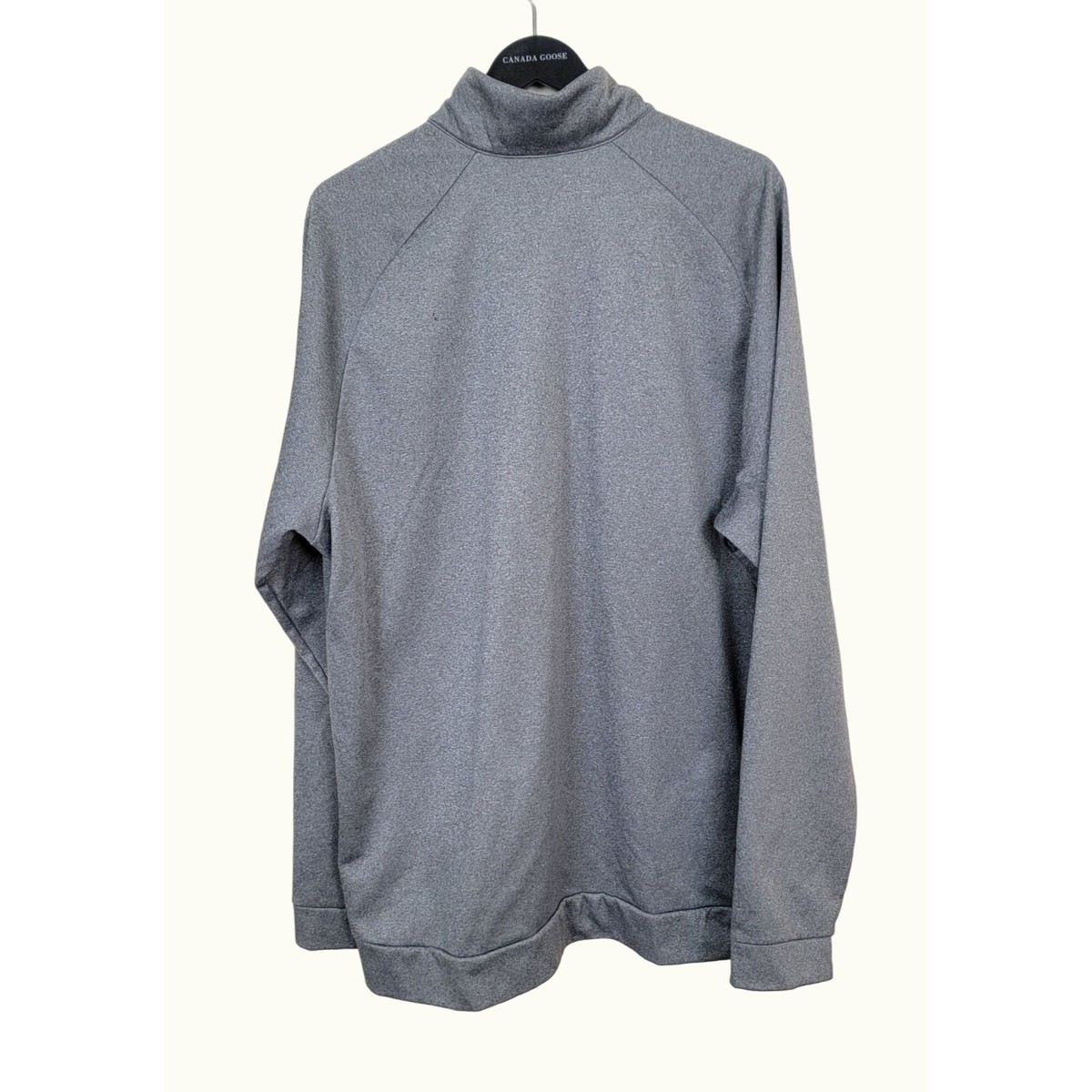 NIKE - DRI FIT - MENS - 1/4 ZIP LIGHT WEIGHT PULLOVER - GRAY