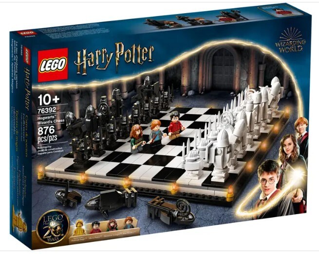 76392 HOGWARTS WIZARDS CHESS legos set harry potter NEW lego Gold