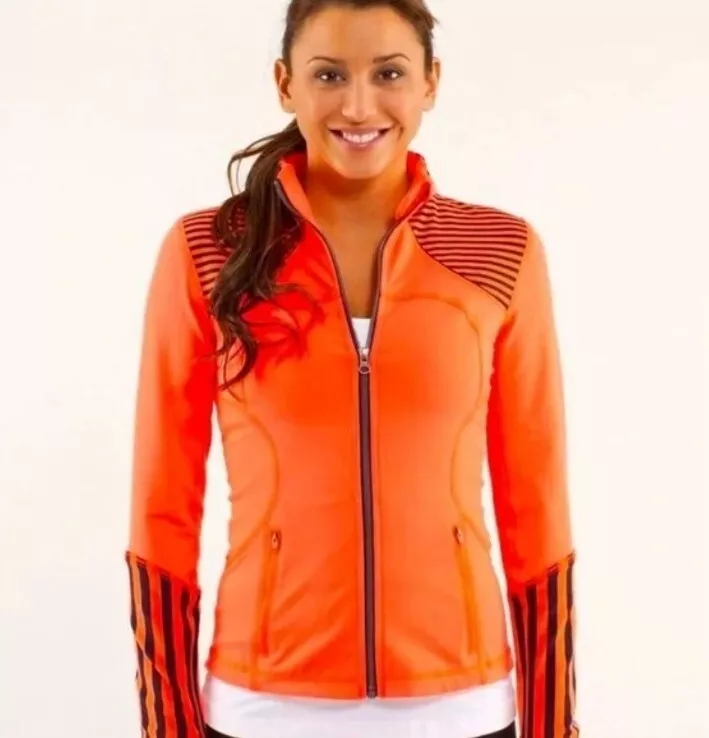Orange lululemon hotsell jacket