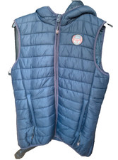 Geographical Norway Navy Vatika Hooded Vest