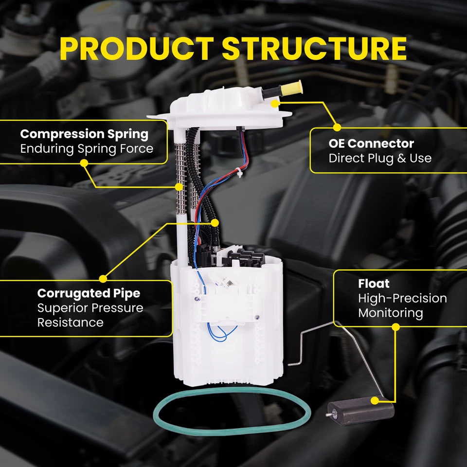 Bomba de combustible para Dodge Caliber 07-11 y Jeep Patriot Compass 07-16 tracción delantera E7220M Foto 3 de 4