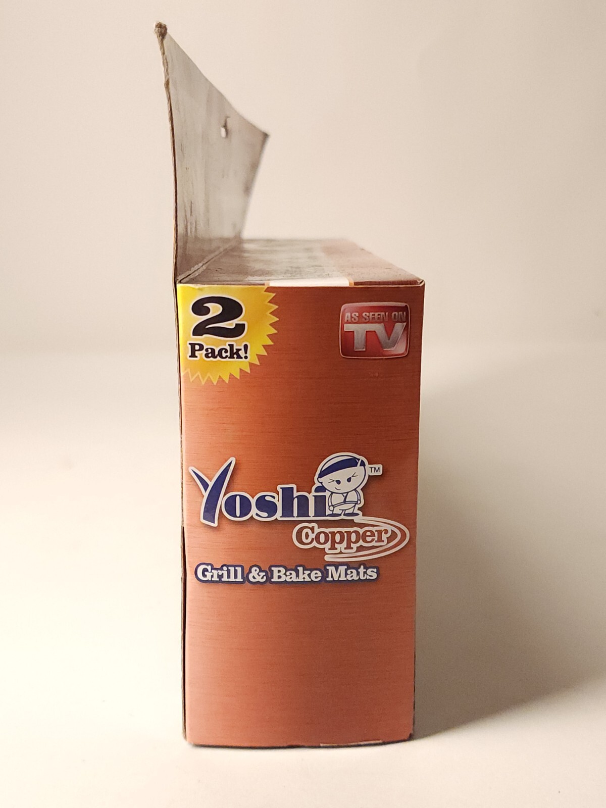 2 Yoshi Copper Grill And Bake Mats Grilling Reusable Nonstick Cooper