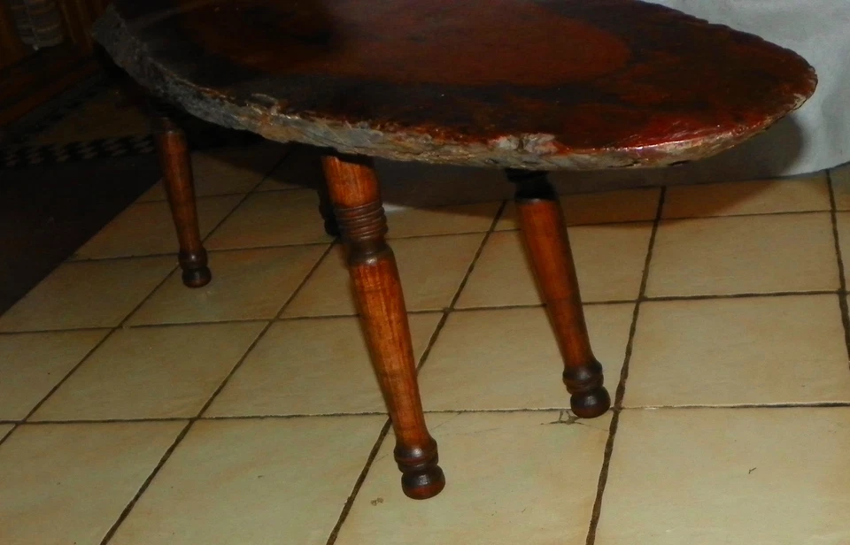 Mesa/banco de centro Solid Cherry Live Edge (CT-130) - Imagem 3 de 4