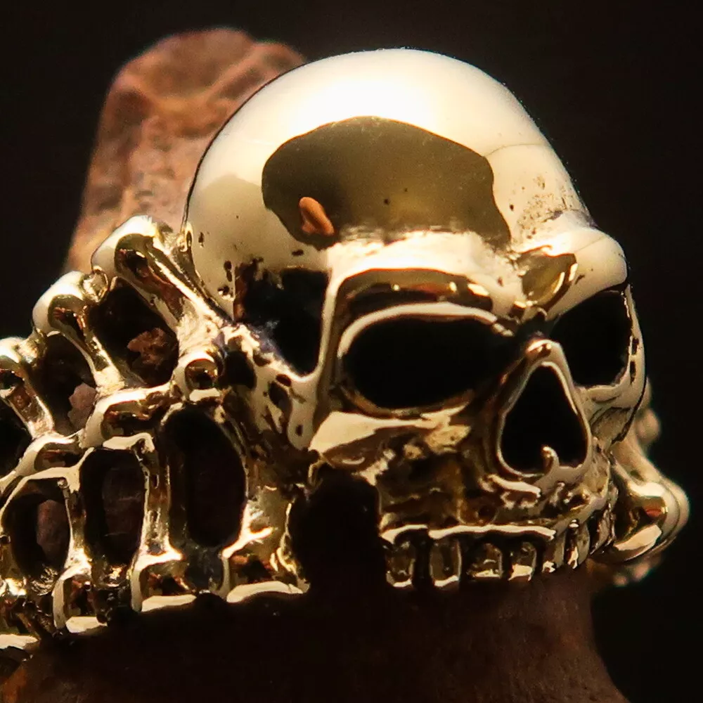 Mens skull pinky rings sale