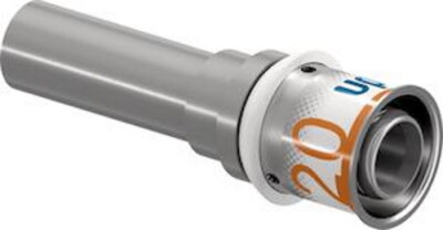 Uponor S-Press Übergang auf Kupfer, Übergangsstück, Einsteckstück, 16,20,25 mm