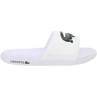 Lacoste Croco Dualiste 0922 2 CFA Slip-On White Rubber Womens Sliders 743CFA0040