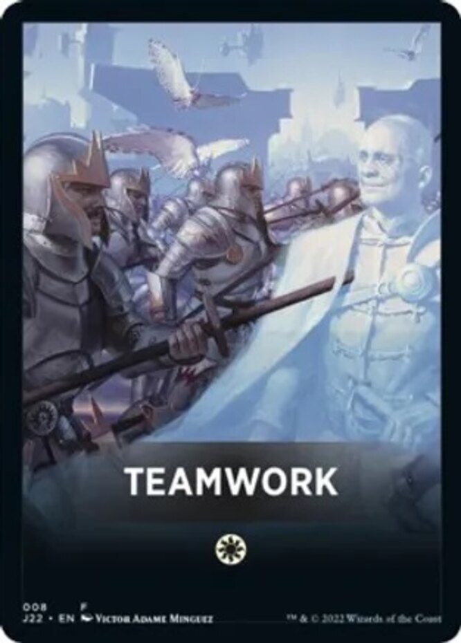 Teamwork Theme Card x1 - Jumpstart 2022 - NM-Mint, English - Jumpstart 2022