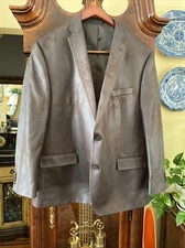 Michael Kors Men's Faux Suede Brown Sport Coat Jacket Sz 48R