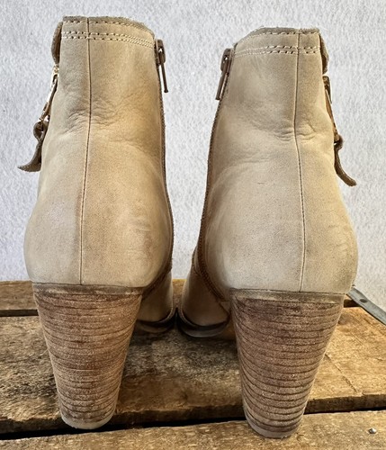 Stivali Aldo tacco alla caviglia BOHO pelle marrone donna tg 8 ufficio città - Foto 2 di 5