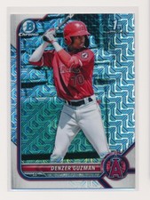 2022 Bowman Chrome Mega Mojo Refractor BCP-138 Denzer Guzman LA Angels