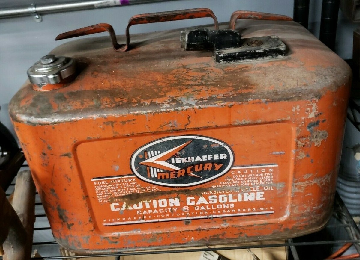 アンティーク 石油タンク Vintage Kiekhaefer Mercury Vintage Original Outboard Gas/Fuel Tank