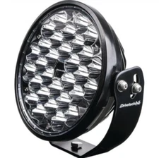 Drivetech 4X4 220mm Round LED Driving Light, Black Powder Coated 3 Year Warranty