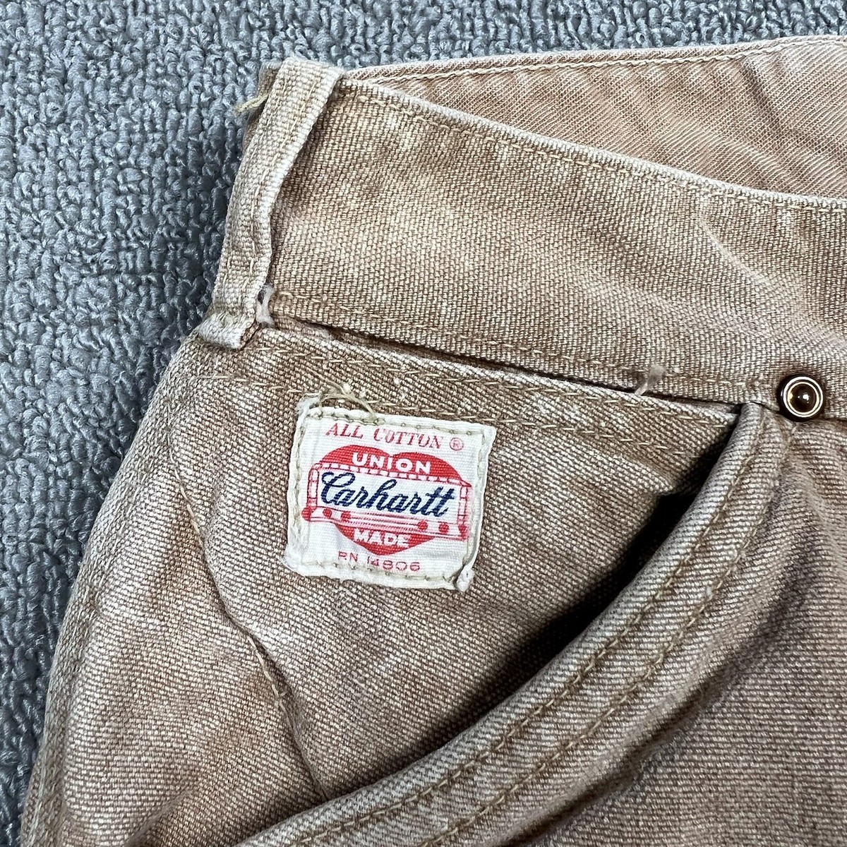 絵画 VINTAGE Carhartt DENIM BANNER VINTAGE Carhartt DENIM BANNER 絵画