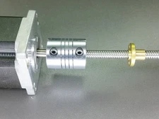 8mm X 8mm Large Heavy Duty Flexible Motor Shaft Clamp Coupler Coupling Nema 23