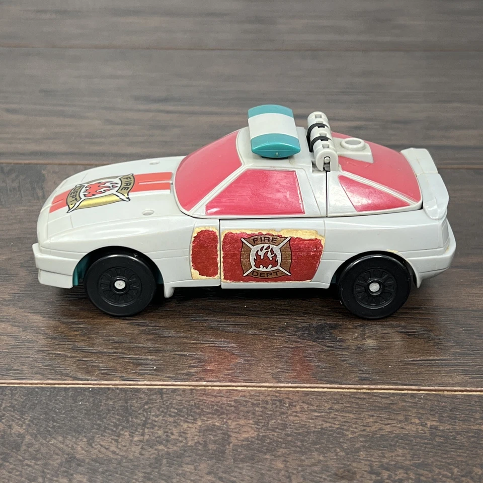 Vintage Transformers G1 Headmaster Fire Chief carro somente corpo Hasbro 1987 - Imagem 3 de 4