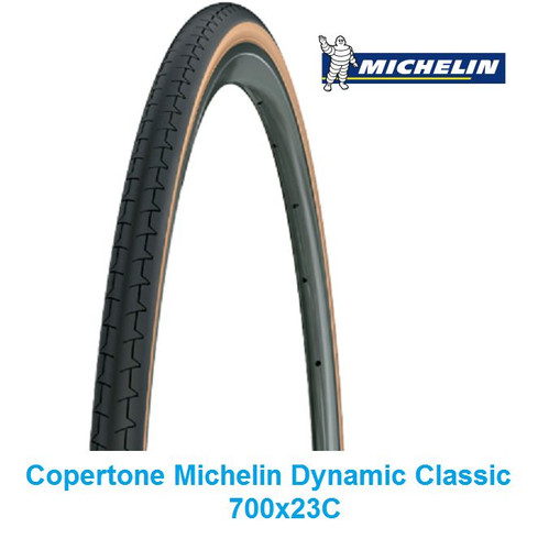 Copertone Michelin Dynamic Classic 700x23C Nero/Para per Bici 28\