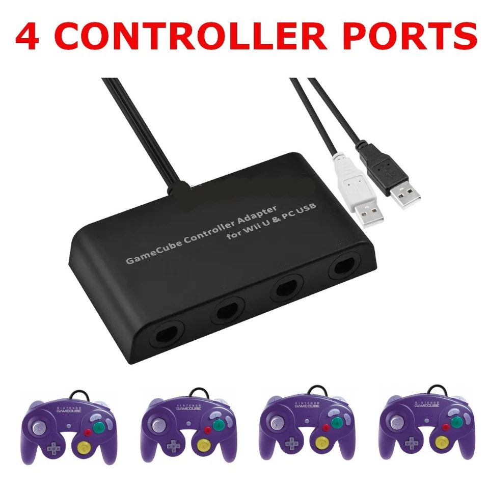 Mayflash Nintendo GameCube Controller Adapter for Wii U, PC and Nintendo Switch - Image 2 of 2