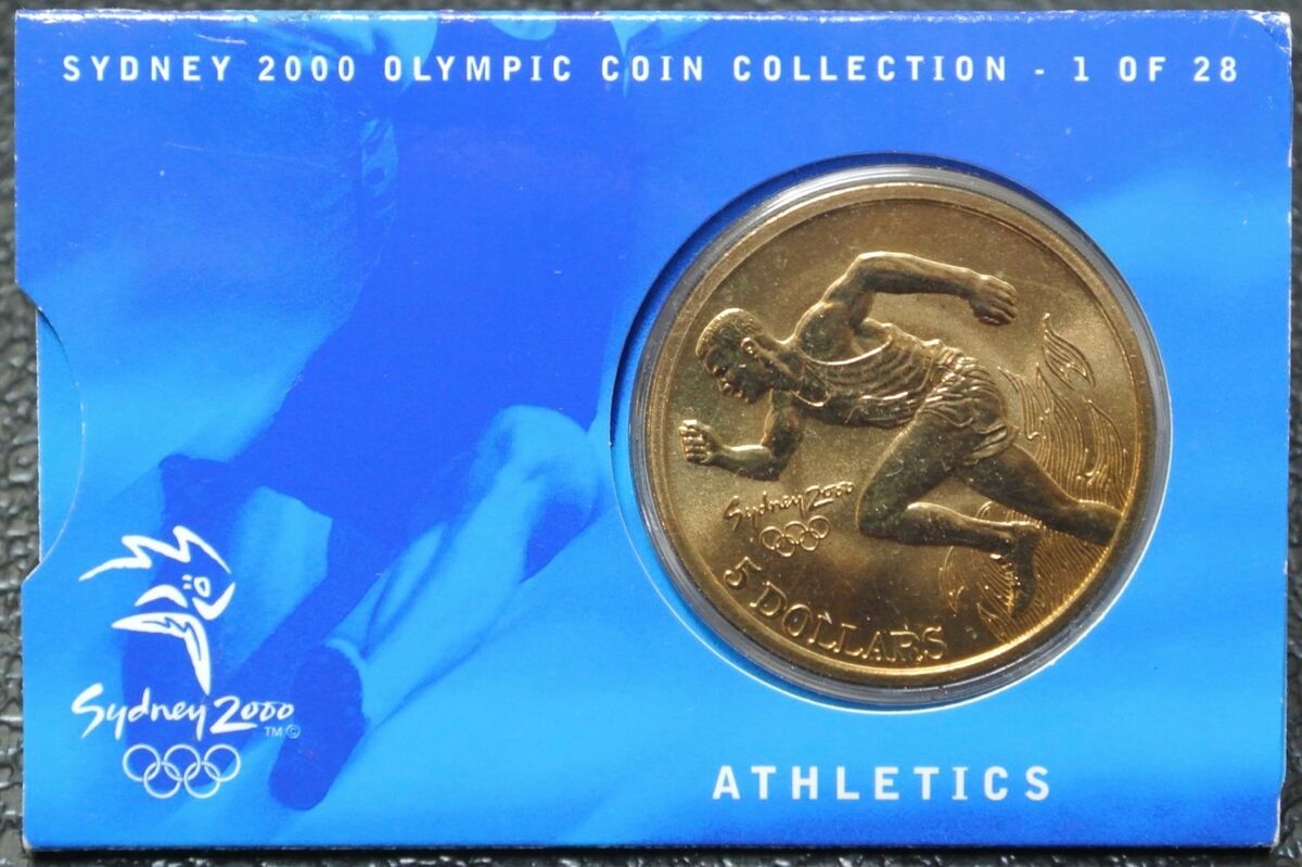 (希少)SYDNEY2000OLYMPIC.COIN(未使用) 2000 $5 SYDNEY OLYMPIC COIN COLLECTION - 1 of 28 Athletics w