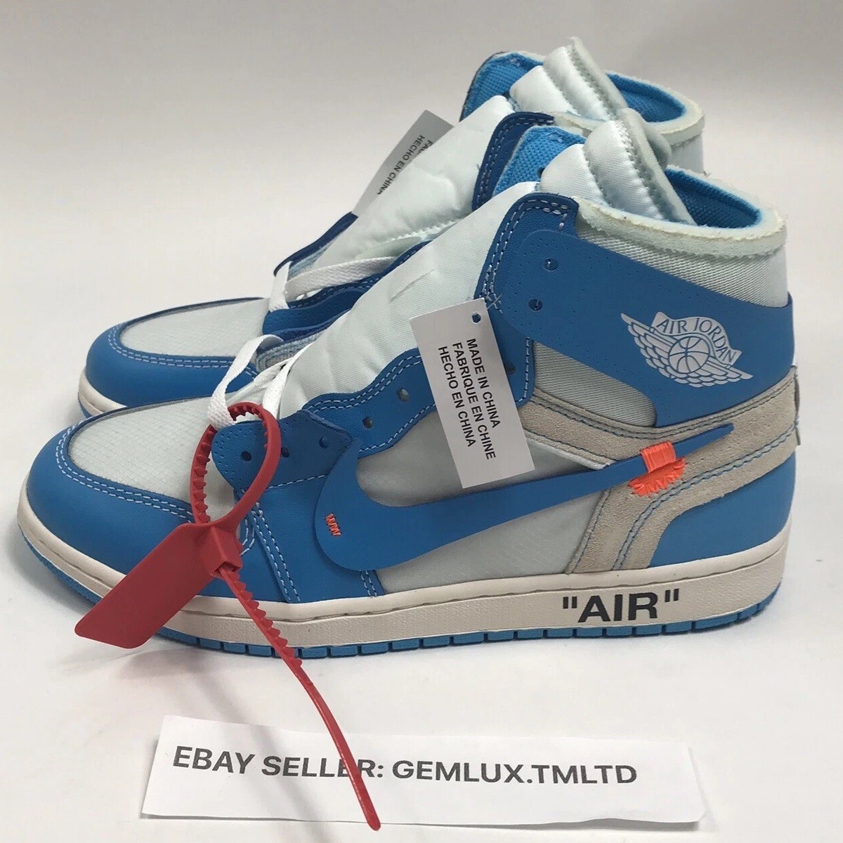 off white jordan 1 size 5