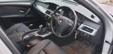 BMW 5 SERIES E60LCI BLACK LEATHER 2009 Front, Rear Seats, Door  Cards, carpets