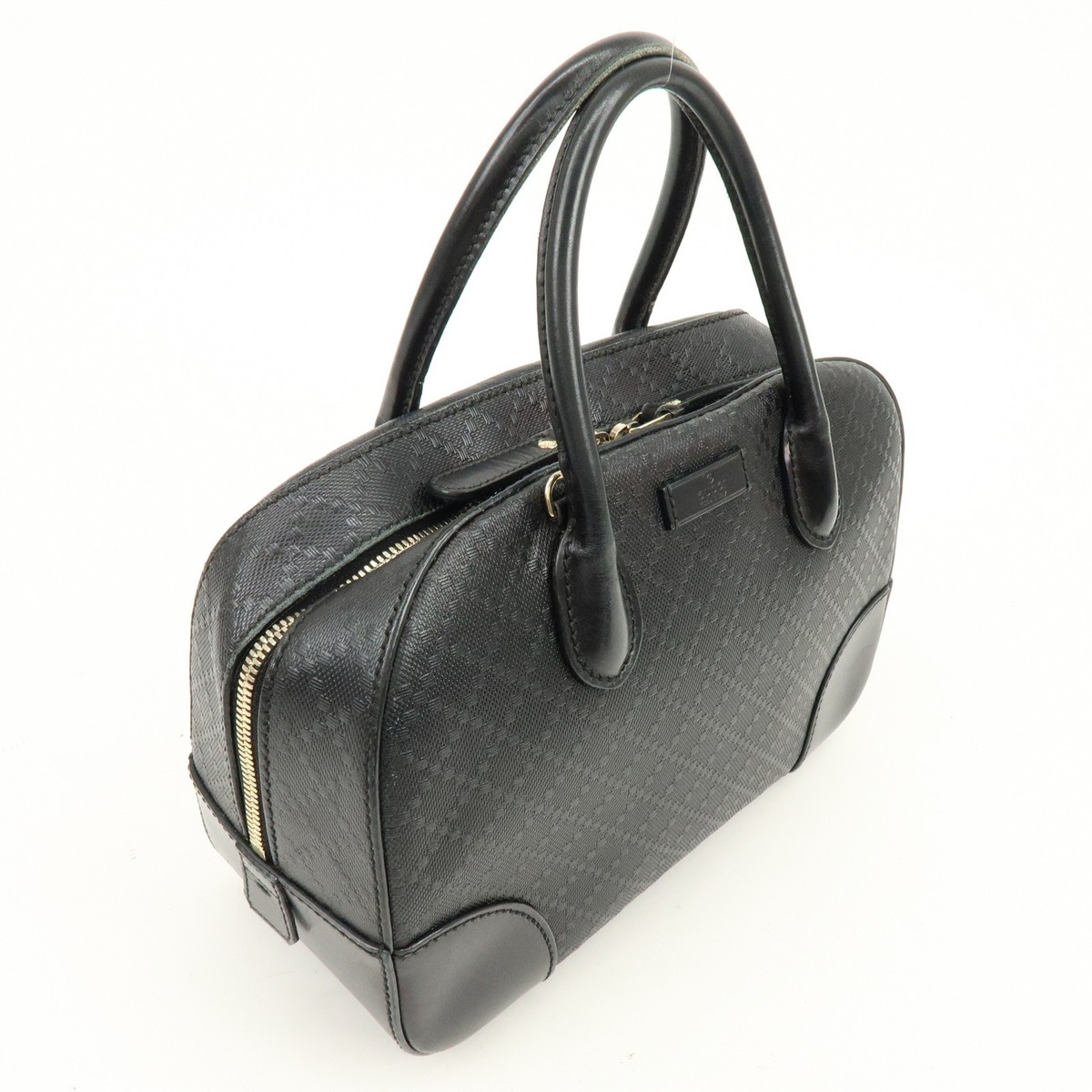 バッグ GUCCI GUCCI Diamante Leather 2Way Bag Hand Bag Shoulder Bag Black 354224