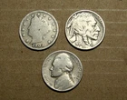 Starter  Collection  Mix Lot of  3 Old  US  Coins   ACTUAL  COINS    90211213-06