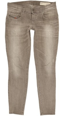 Diesel Grupee-Ankle 0672J Damen Grau Skinny Slim Stretch Jeans W28 L28 (101479)
