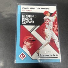 2019 Panini Chronicles Light Blue #29 Paul Goldschmidt #1/10