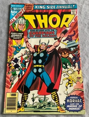 Thor Annual 6 (1977)   1st Cover, 2nd App & Origin Korvac! 1st App Brahl!