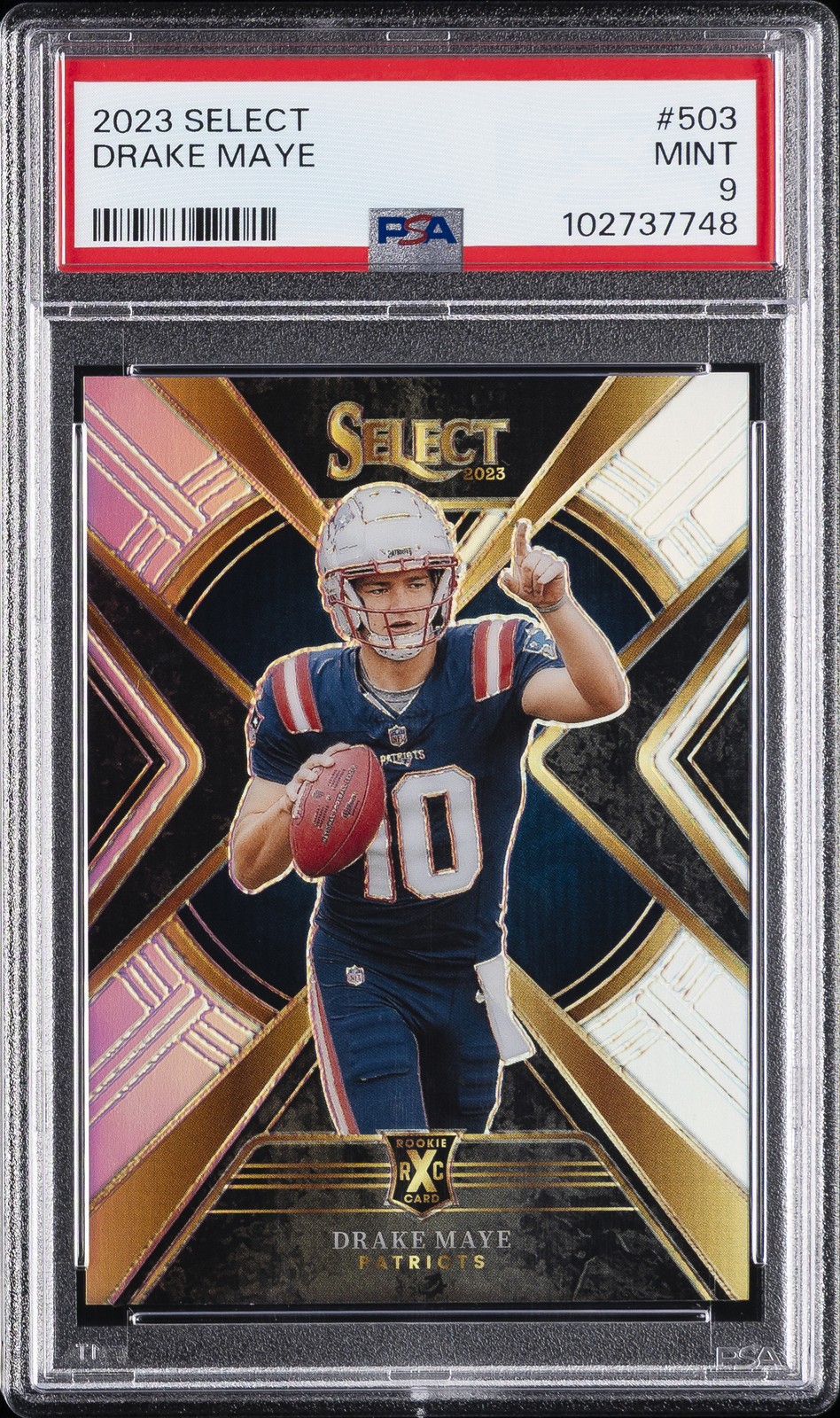 2023 PANINI SELECT #503 DRAKE MAYE PSA 9