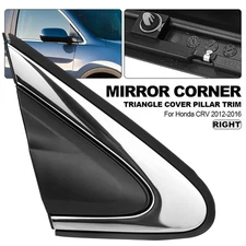 Passenger Side Mirror Corner Triangle Cover Pillar Trim fit Honda CRV 2012-2016