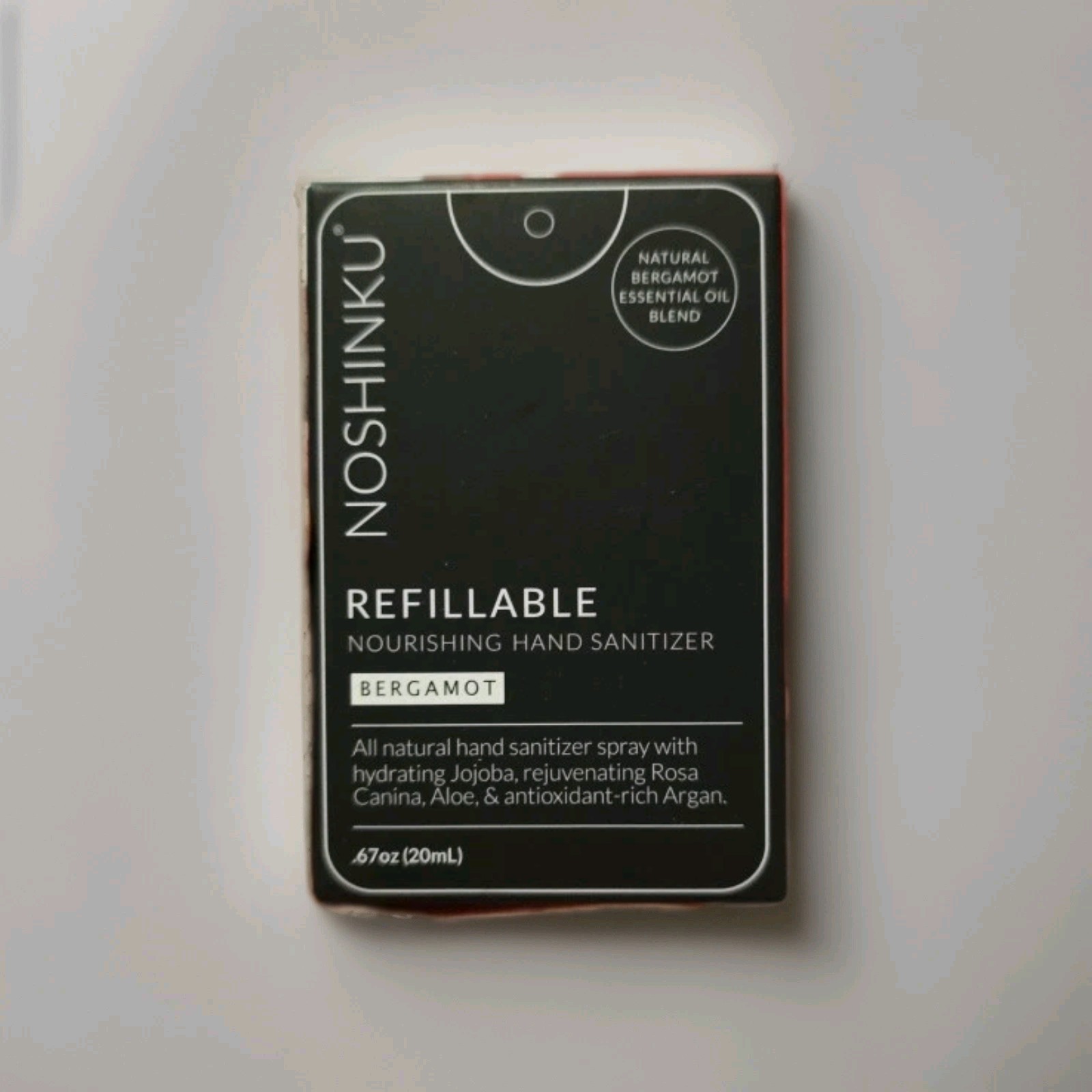 Noshinku Hand Sanitizer Travel Size Refillable - Bergamot/Es