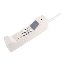 (2) Old Fashioned Vintage Brick Mobile Phone Model Iron Retro Phone