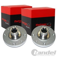 2X Metzger Radnabe Vorne Beidseitig Passend FÜR Renault Clio Megane Twingo